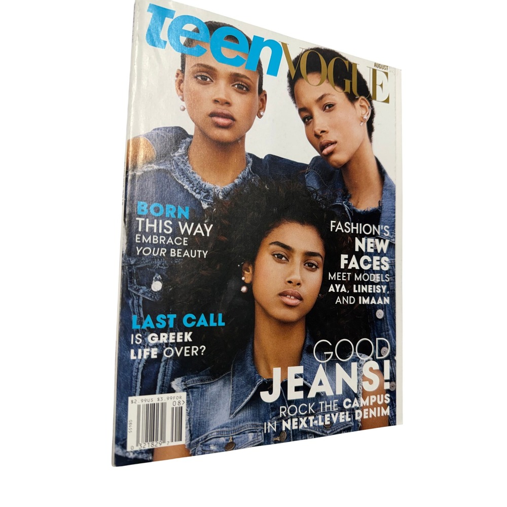 Teen Vogue Magazine August 2015 Aya Jones Lineisy Montero Imaan Hammam Cover